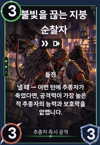 불빛을 끊는 지붕 순찰자