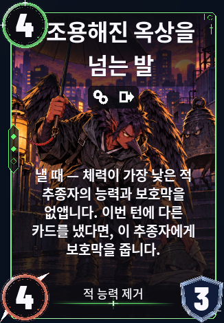조용해진 옥상을 넘는 발